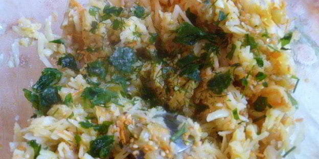 картофельно-баклажановые котлеты