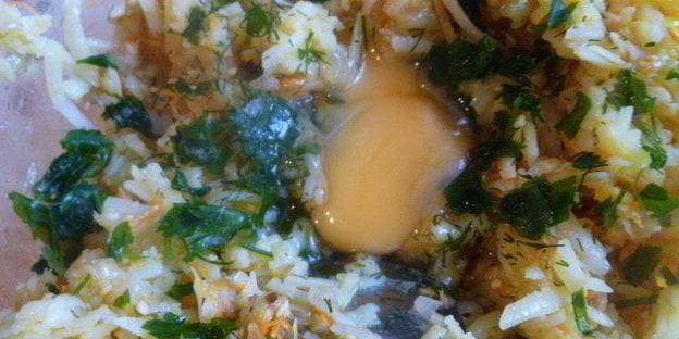 картофельно-баклажановые котлеты