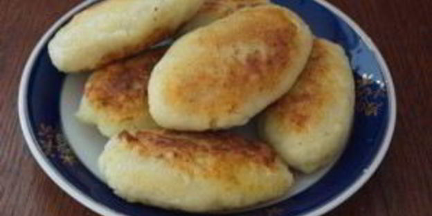 картофельные котлеты с колбасой
