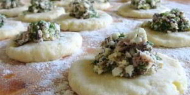 картофельные котлеты с начинкой