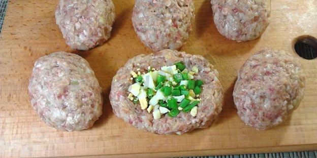 котлеты фаршированные