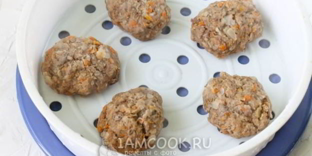 котлеты говяжьи на пару