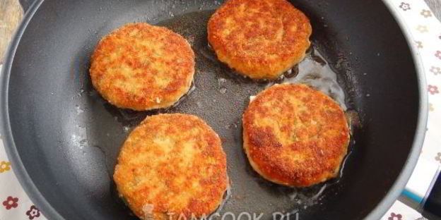 котлеты из кеты с плавленым сыром