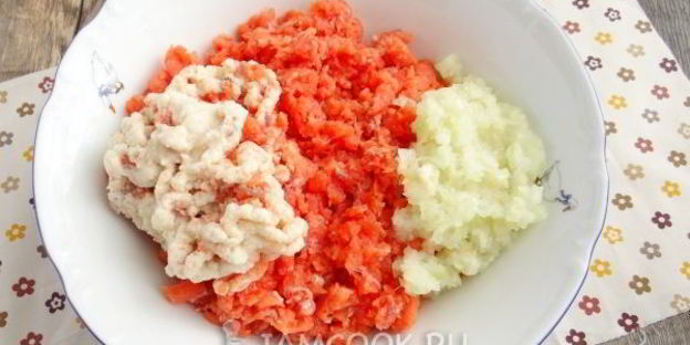 котлеты из кеты с плавленым сыром