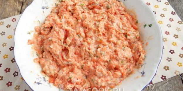 котлеты из кеты с плавленым сыром