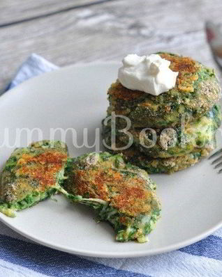 Котлеты из шпината с сыром