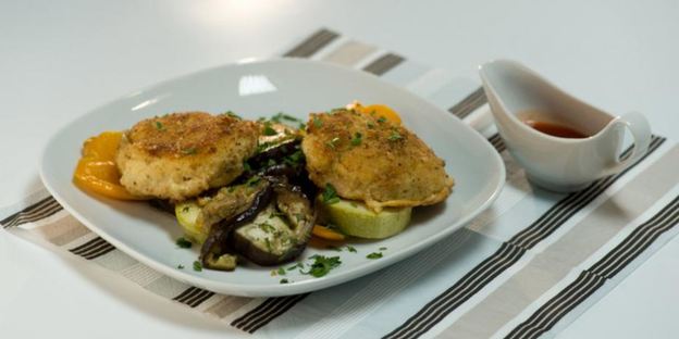 котлеты из трески с овощами