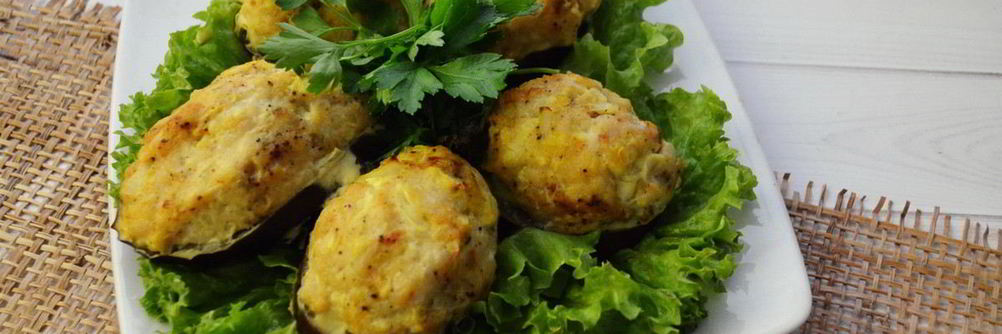 Котлеты на баклажане