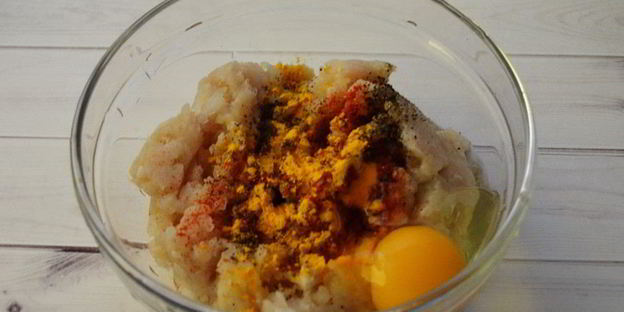 котлеты на баклажане