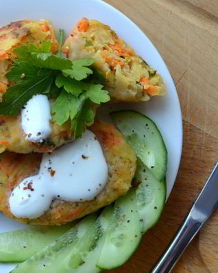 Котлеты овощные с мясом