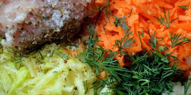 котлеты овощные с мясом