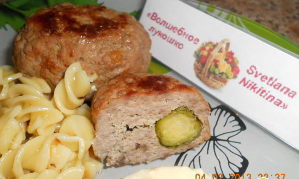 Рецепт котлет с сырно-ореховым соусом