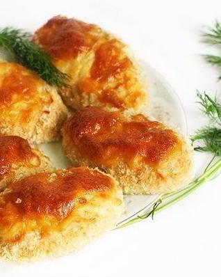 Котлеты с сыром в духовке