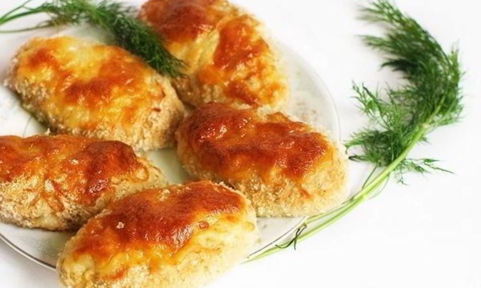 Рецепт котлет с сыром в духовке