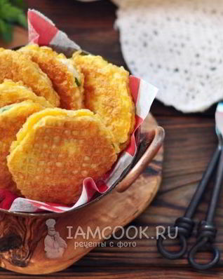 Котлеты в вафельных коржах