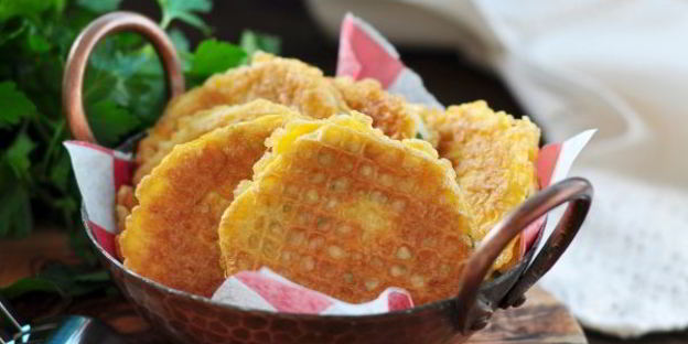 котлеты в вафельных коржах