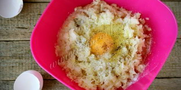 куриные котлеты с овощами