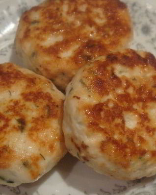 Куриные котлеты с творогом