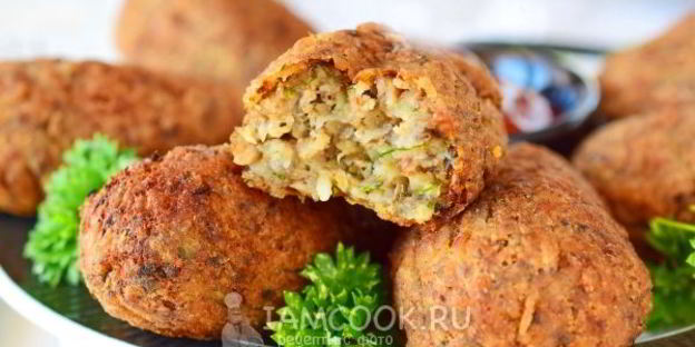 постные котлеты из гречки с грибами