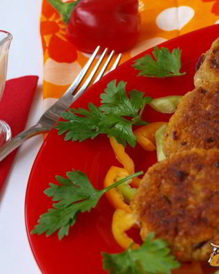 Постные морковно-нутовые котлеты