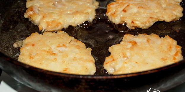 рыбные котлетки нежные