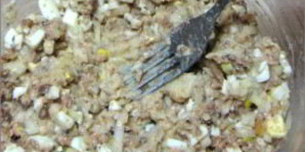 рыбные котлеты из консервы