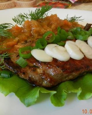 Свиная котлета на кости