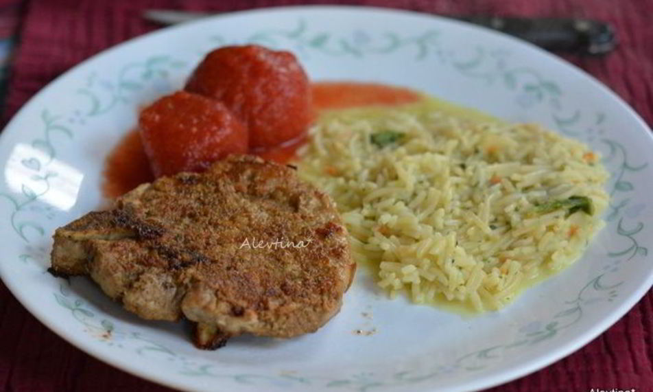 Рецепт свиных котлет на косточке по-быстрому