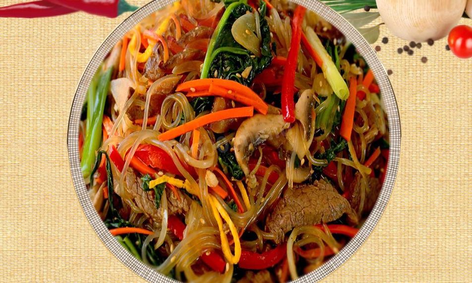 Рецепт крахмальной лапши по-корейсков