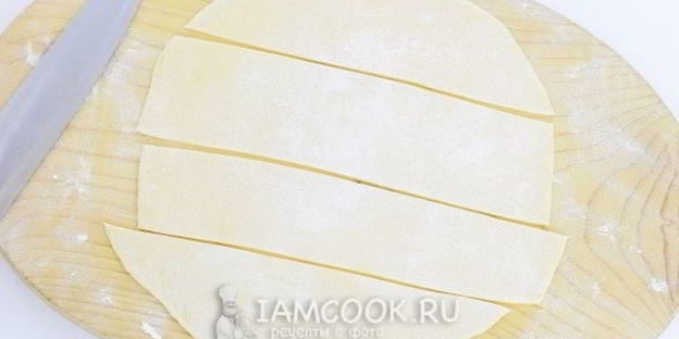 лапша домашняя на яйцах