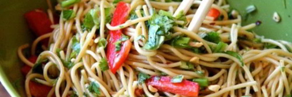 Лапша с овощами