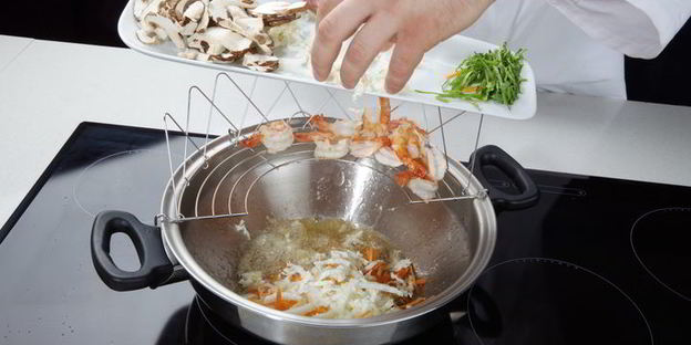 лапша соба с креветками