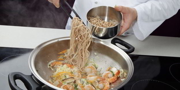 лапша соба с креветками