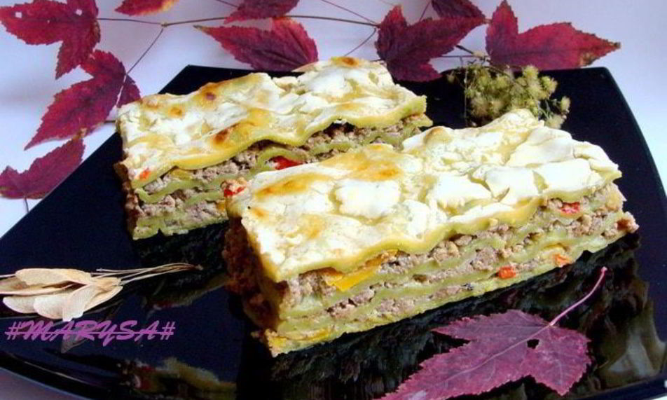Рецепт домашней зеленой лазанья