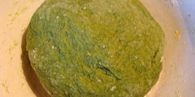 домашняя зеленая лазанья