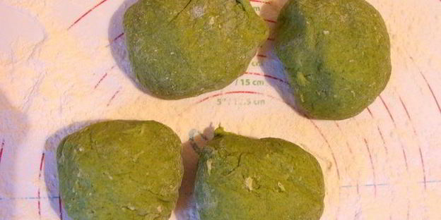 домашняя зеленая лазанья