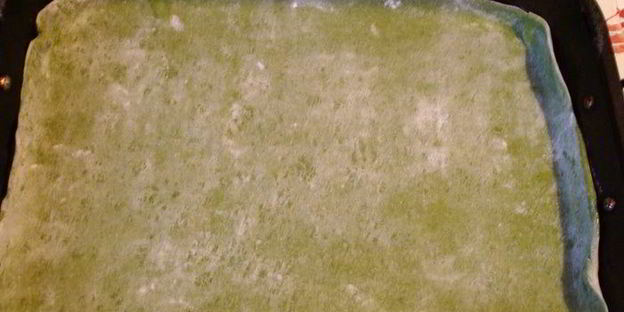 домашняя зеленая лазанья