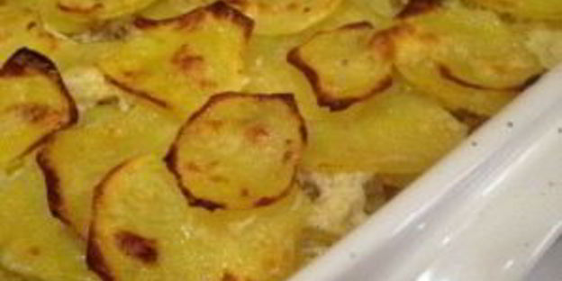 картофельная лазанья с фаршем