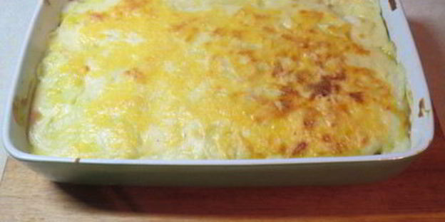 картофельная лазанья с грибами