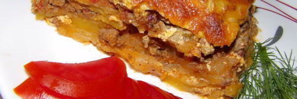 Картофельная лазанья