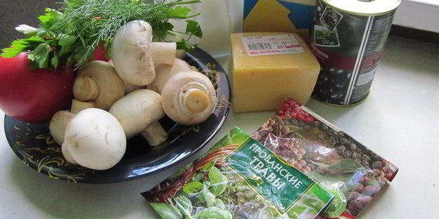 лазанья грибная