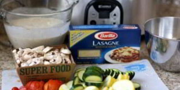 лазанья из кабачков в мультиварке