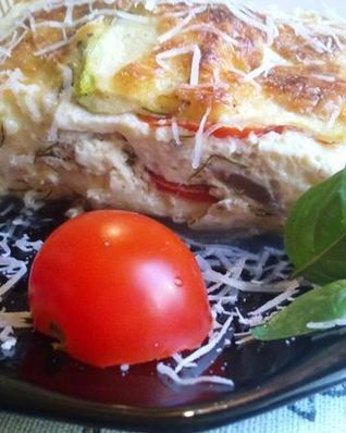 Лазанья кабачковая