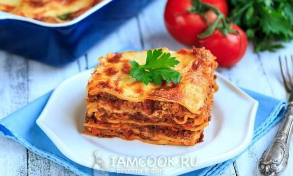Рецепт лазаний классическая с фаршем