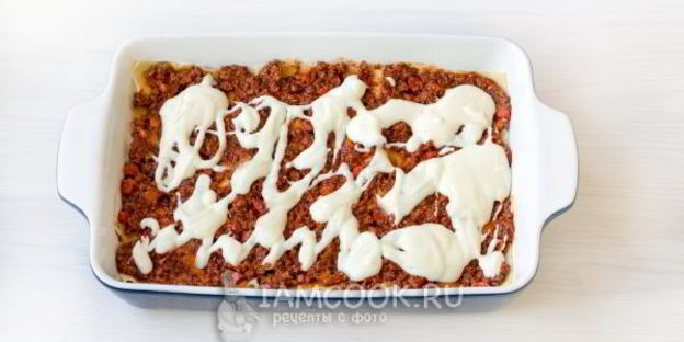 лазанья классическая с фаршем