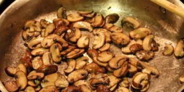 лазанья с баклажанами и грибами