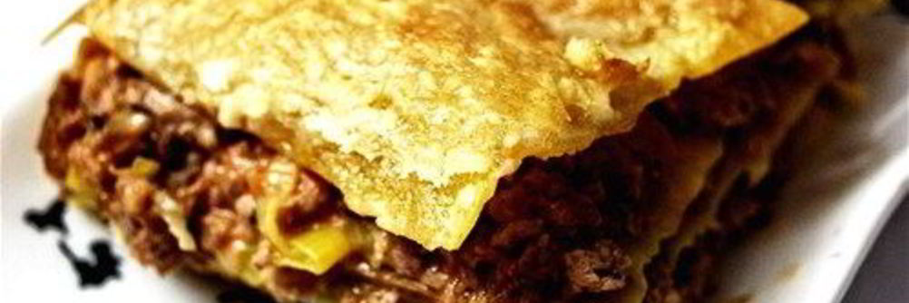 Лазанья с чеддером