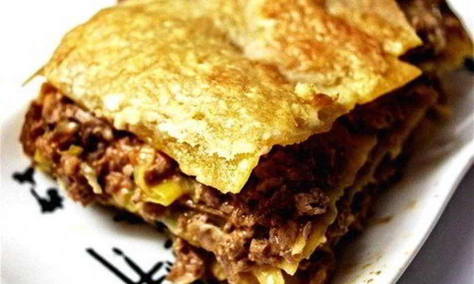 Рецепт лазаний с чеддером