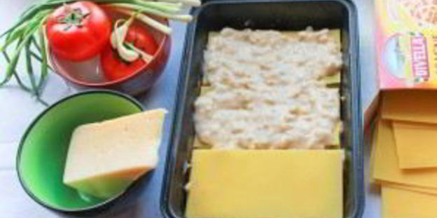 лазанья с фаршем быстро