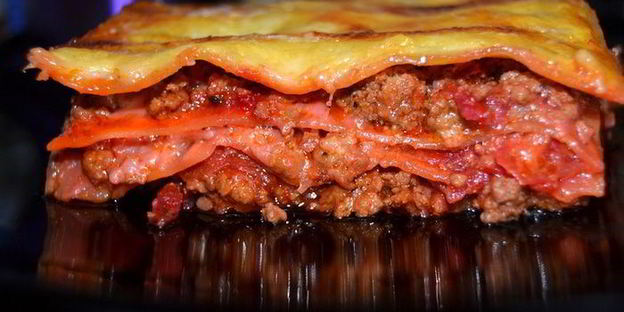 лазанья с гламурным соусом